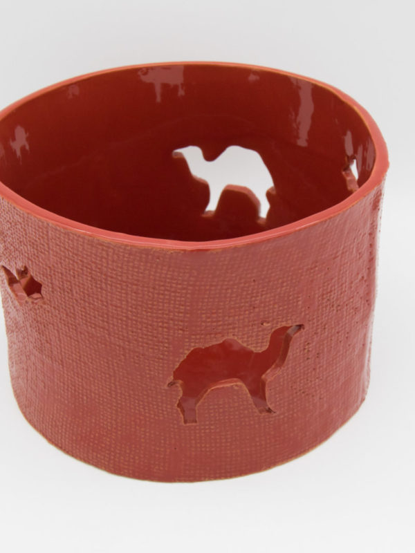 Χριστουγεννιάτικο φαναράκι για κερί